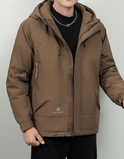 Load image into Gallery viewer, Winter Trendy Workwear Simple All-matching White Duck Down Jacket
