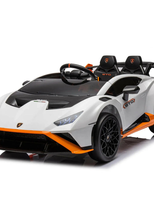 Load image into Gallery viewer, Remote Control, Licensed Lamborghini STO Battery Powered Ride
