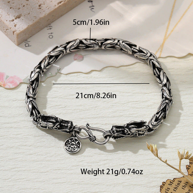 Retro Hip Hop Dragon Bracelet Men's Personalized Hip Hop My Store