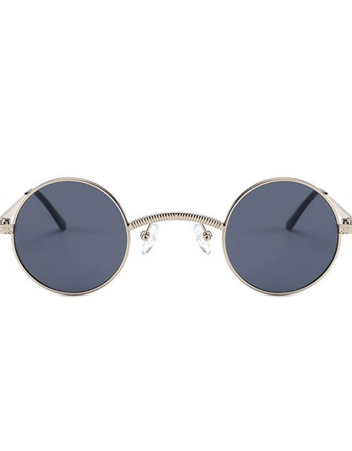 Load image into Gallery viewer, Round sunglasses steampunk sunglasses
