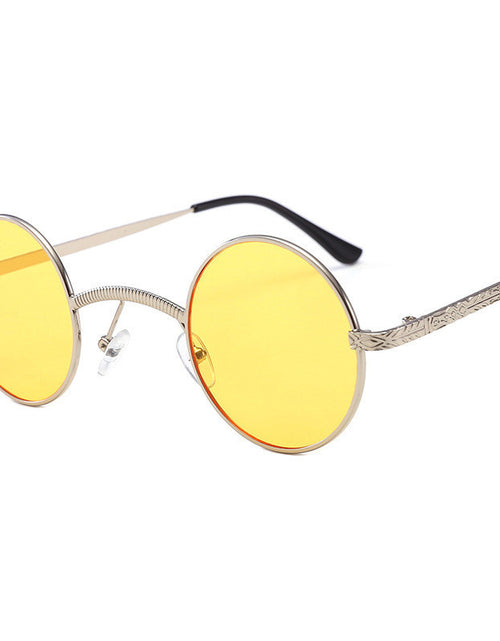 Load image into Gallery viewer, Round sunglasses steampunk sunglasses
