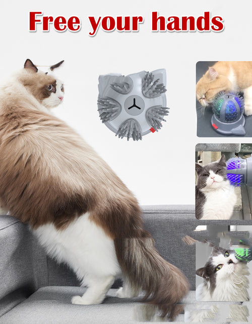 Load image into Gallery viewer, Electric Pets Cat Brush LED Toy Massager Pet Products
