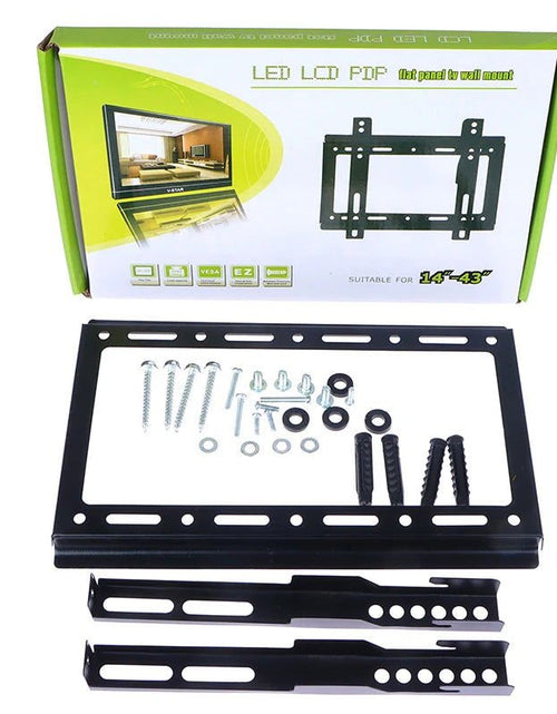 Load image into Gallery viewer, 14-43Inch TV Mounts LCD LED Monitor Wall Mount Bracket Fixed Flat Panel TV Frame Thickness 0.8MM 2668south
