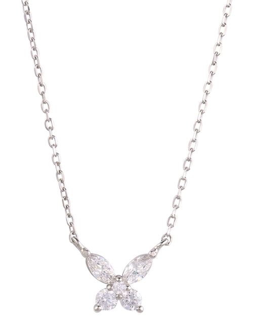 Load image into Gallery viewer, 925 Sterling Silver Butterfly Pendant Necklace
