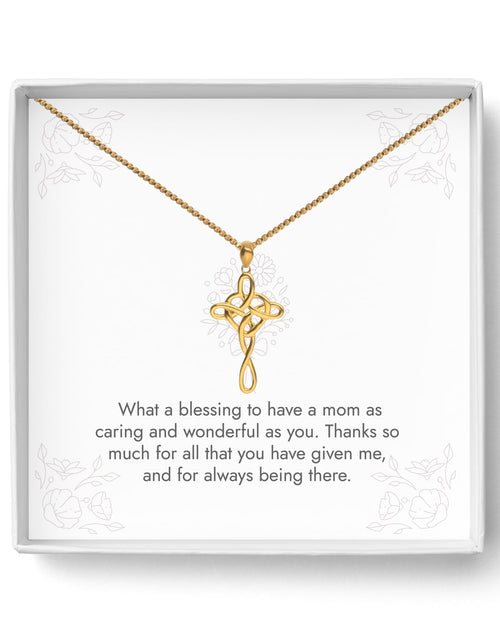 Load image into Gallery viewer, 14K Gold Plated Infinity Cross Pendant Necklace 2668south
