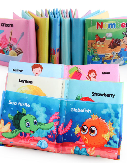 Load image into Gallery viewer, Cloth Books Soft Baby Sound Books Early Learning Educational Toys 0 -12 Months
