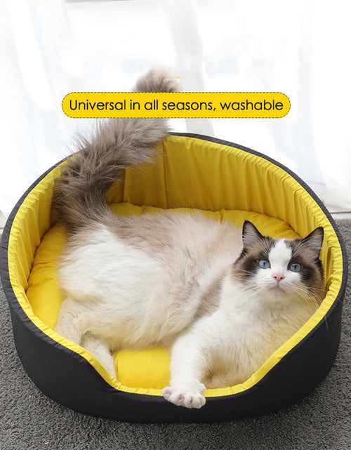 Load image into Gallery viewer, New winter pet kennel Universal washable dog kennel for all seasons Winter warm and deep sleep cat kennel for cats
