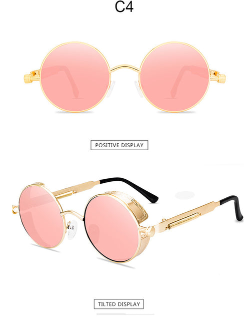 Load image into Gallery viewer, Sunglasses Steampunk Sunglasses Metal Spring Foot Sunglasses
