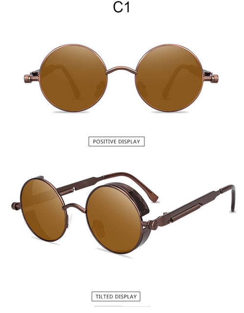 Load image into Gallery viewer, Sunglasses Steampunk Sunglasses Metal Spring Foot Sunglasses
