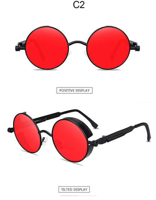 Load image into Gallery viewer, Sunglasses Steampunk Sunglasses Metal Spring Foot Sunglasses
