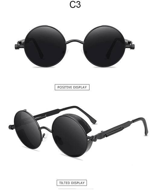 Load image into Gallery viewer, Sunglasses Steampunk Sunglasses Metal Spring Foot Sunglasses
