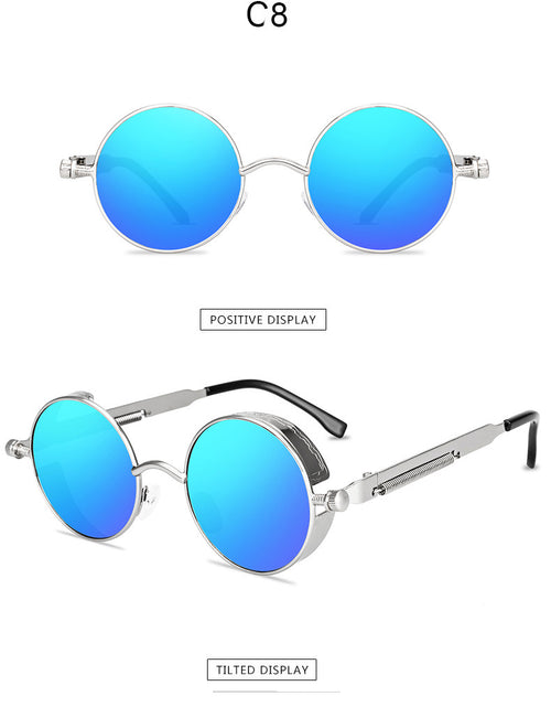 Load image into Gallery viewer, Sunglasses Steampunk Sunglasses Metal Spring Foot Sunglasses
