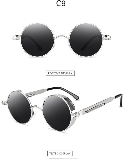 Load image into Gallery viewer, Sunglasses Steampunk Sunglasses Metal Spring Foot Sunglasses
