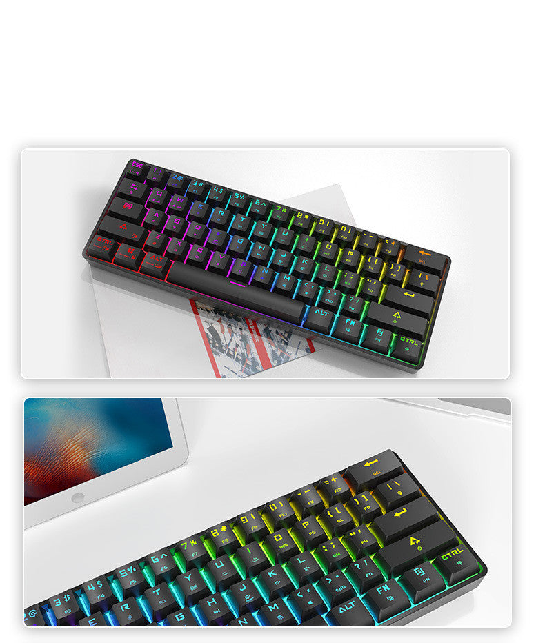 Wireless Bluetooth Mechanical Keyboard Charging Dual-mode Keyboard My Store