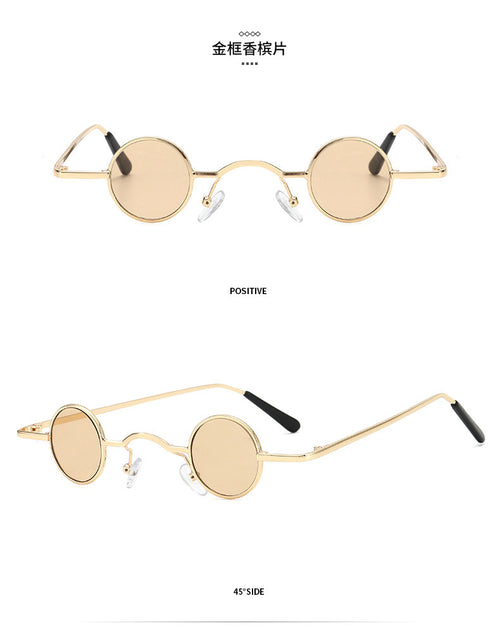 Load image into Gallery viewer, Super Small Round Frame Retro Sunglasses For Men Women Prince Glasses Hip Hop Sunglasses
