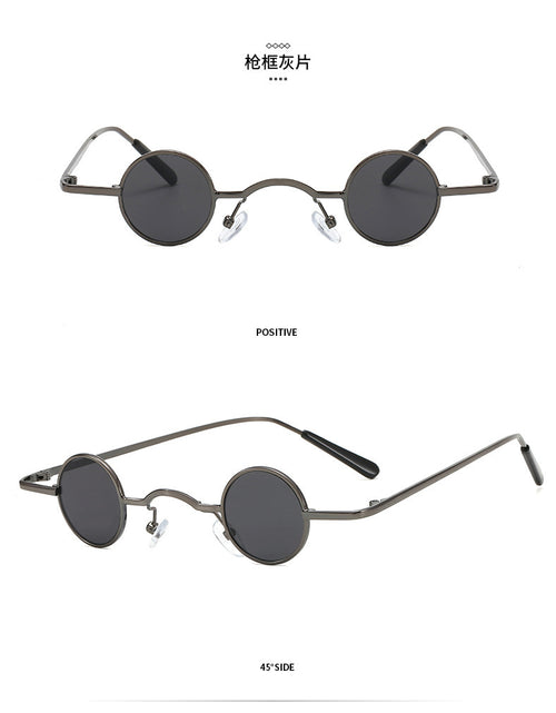 Load image into Gallery viewer, Super Small Round Frame Retro Sunglasses For Men Women Prince Glasses Hip Hop Sunglasses
