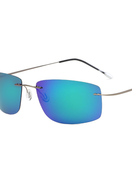 Load image into Gallery viewer, Sunglasses Rimless Pure Titanium Light Sunglasses
