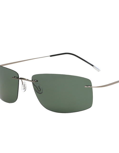 Load image into Gallery viewer, Sunglasses Rimless Pure Titanium Light Sunglasses
