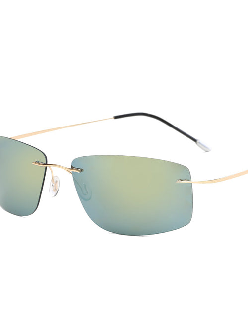 Load image into Gallery viewer, Sunglasses Rimless Pure Titanium Light Sunglasses
