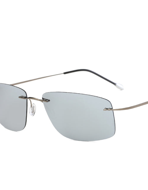 Load image into Gallery viewer, Sunglasses Rimless Pure Titanium Light Sunglasses
