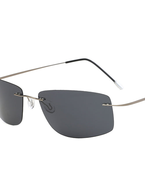 Load image into Gallery viewer, Sunglasses Rimless Pure Titanium Light Sunglasses
