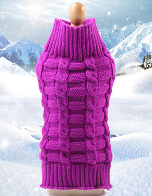 Load image into Gallery viewer, Cashmere Twisted Rope Pet Sweater, Dog Clothes, Pet Products
