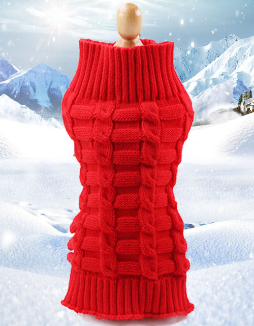 Load image into Gallery viewer, Cashmere Twisted Rope Pet Sweater, Dog Clothes, Pet Products
