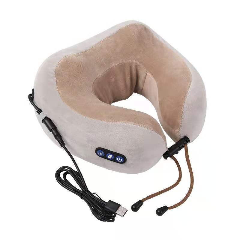 U Shaped Massage Pillow Neck Massage Device Electric Neck Massager Apparatus Shoulder Back Cervical Massager For Body Relaxation My Store