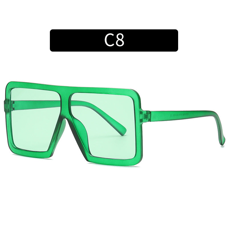 Fashion Square Sunglasses Big Frame Sunglasses