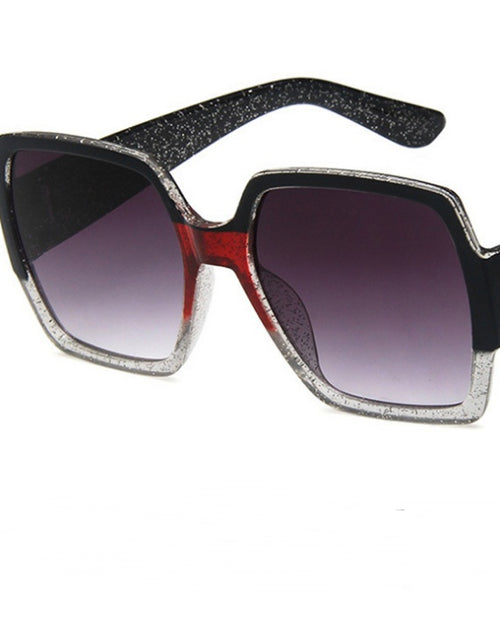 Load image into Gallery viewer, Colorful glitter sunglasses retro sunglasses
