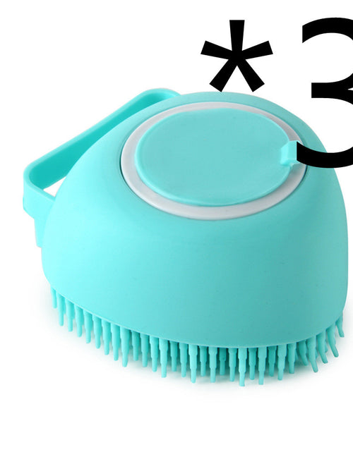 Load image into Gallery viewer, Silicone Dog Bath Massage Gloves Brush Pet Cat Bathroom Cleaning Tool Comb Brush For Dog Can Pour Shampoo Dog Grooming Supplies
