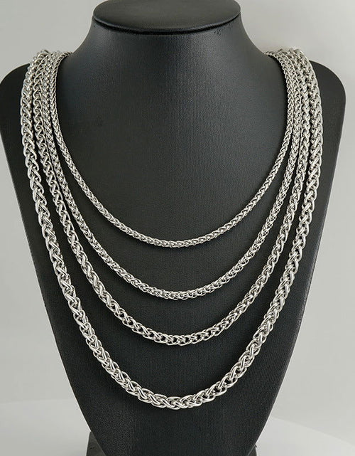 Load image into Gallery viewer, 18K Gold Keel Chain Necklace Pendant Finished Chain Hip Hop 2668south
