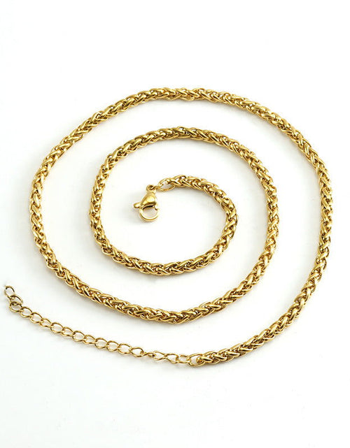 Load image into Gallery viewer, 18K Gold Keel Chain Necklace Pendant Finished Chain Hip Hop 2668south
