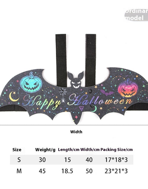 Load image into Gallery viewer, Halloween Pet Batwing Cat Pet Costume
