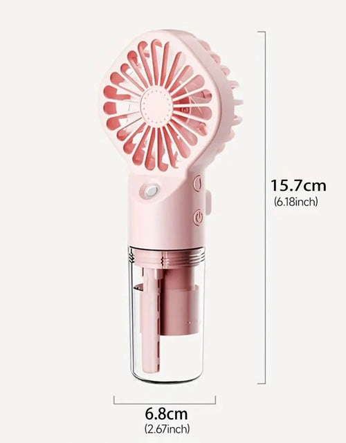 Load image into Gallery viewer, 1Pc Portable Handheld Spray Fan,Water Spray Mist Fan,Student Dormitory Mini Fan,Summer Supplies, Cooling Tools,Outdoor Small Fan 2668south
