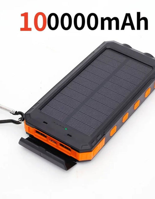 Load image into Gallery viewer, 200000Mah Solar Power Bank Outdoor Wild Fishing Camping Ultra-Large Capacity Mobile Power Portable with Compass Rapid Charging ﻿ 2668south
