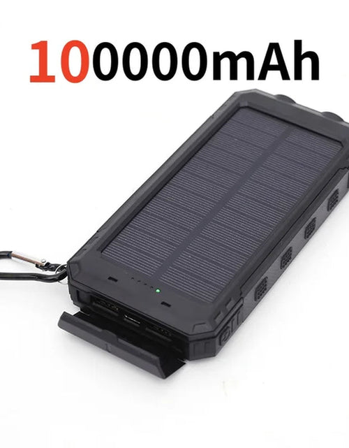 Load image into Gallery viewer, 200000Mah Solar Power Bank Outdoor Wild Fishing Camping Ultra-Large Capacity Mobile Power Portable with Compass Rapid Charging ﻿ 2668south
