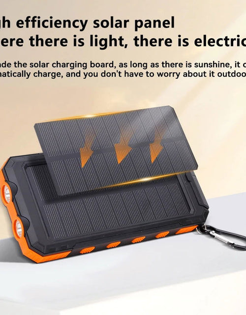 Load image into Gallery viewer, 200000Mah Solar Power Bank Outdoor Wild Fishing Camping Ultra-Large Capacity Mobile Power Portable with Compass Rapid Charging ﻿ 2668south
