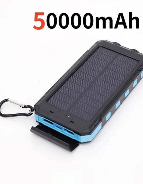 Load image into Gallery viewer, 200000Mah Solar Power Bank Outdoor Wild Fishing Camping Ultra-Large Capacity Mobile Power Portable with Compass Rapid Charging ﻿ 2668south
