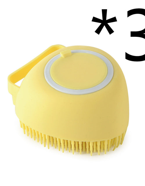 Load image into Gallery viewer, Silicone Dog Bath Massage Gloves Brush Pet Cat Bathroom Cleaning Tool Comb Brush For Dog Can Pour Shampoo Dog Grooming Supplies
