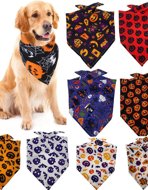 Load image into Gallery viewer, Pet Drool Towel Pet Scarf Pet Triangle Towel
