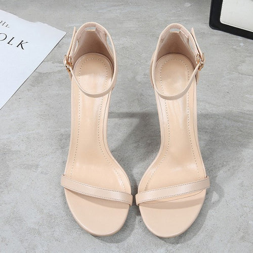 Load image into Gallery viewer, High heel sandals women stiletto heels
