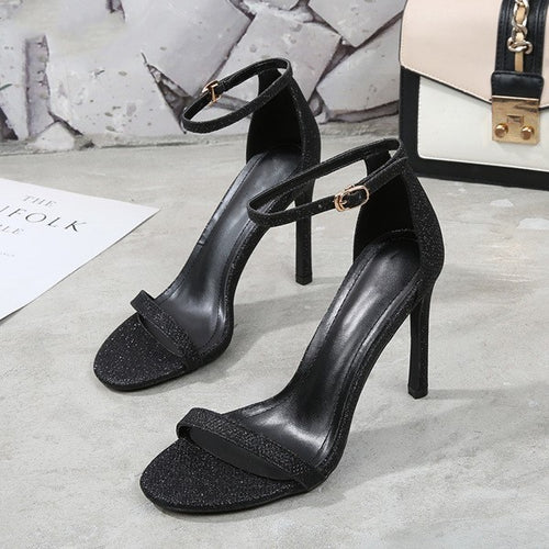 Load image into Gallery viewer, High heel sandals women stiletto heels
