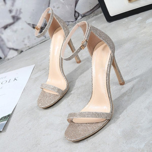 Load image into Gallery viewer, High heel sandals women stiletto heels
