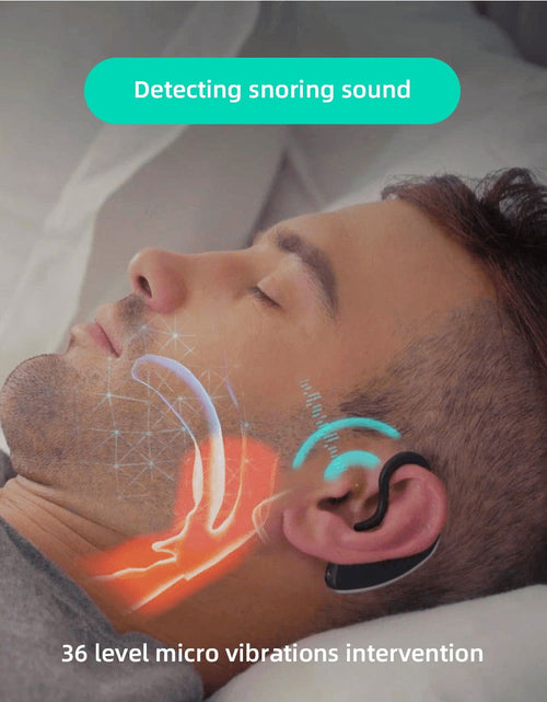 Load image into Gallery viewer, 24 Hours Bluetooth Anti-snoring Device Charge Snore Earset Sleeping Aid Snoring Analyzes Sleep Datas Good Sleep 2668south
