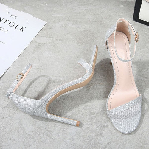 Load image into Gallery viewer, High heel sandals women stiletto heels
