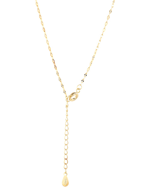 Load image into Gallery viewer, Radiant 14K Gold-Plated Solitaire Pendant Necklace
