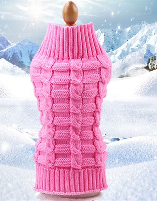 Load image into Gallery viewer, Cashmere Twisted Rope Pet Sweater, Dog Clothes, Pet Products
