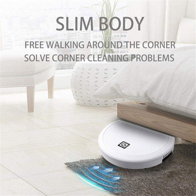 3-in-1 Robot Vacuum Cleaner 1800Pa Multifunctional Smart Floor Cleaner USB Rechargeable Dry Wet Sweeping Vacuum Cleaner 2668south