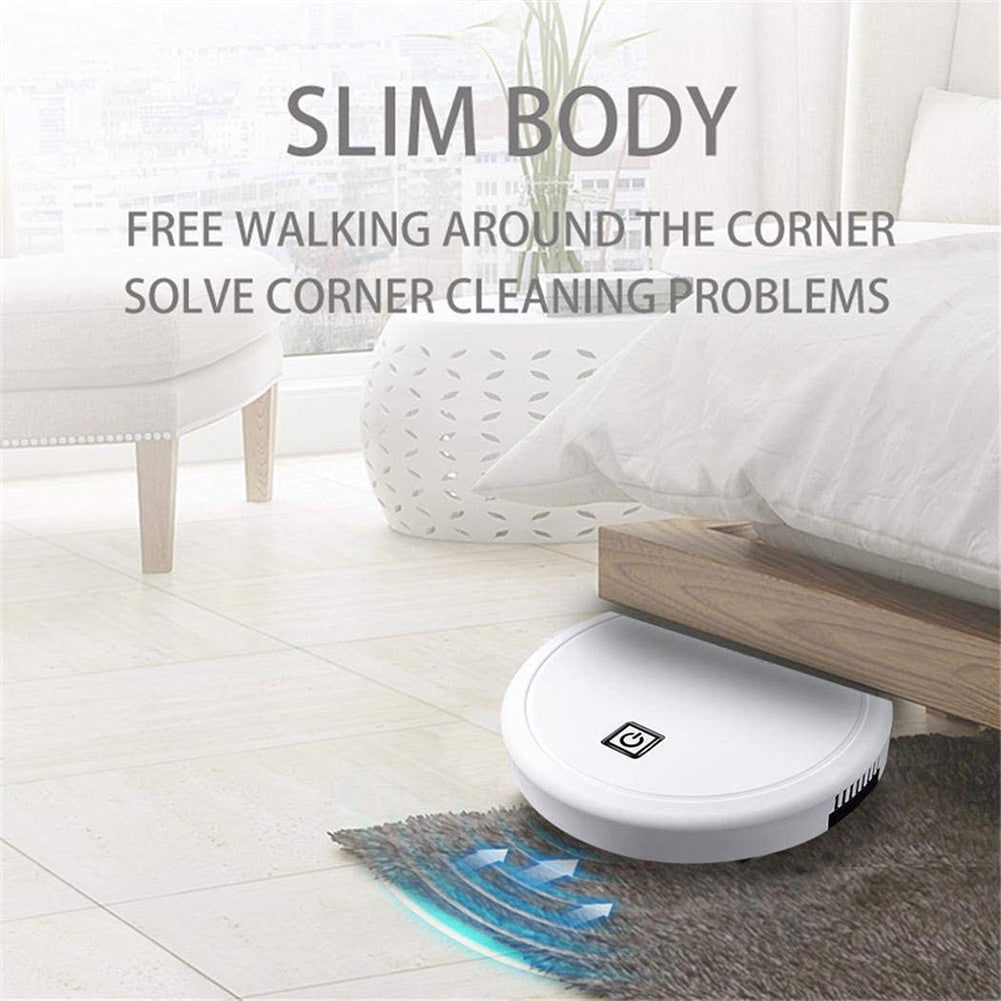 3-in-1 Robot Vacuum Cleaner 1800Pa Multifunctional Smart Floor Cleaner USB Rechargeable Dry Wet Sweeping Vacuum Cleaner 2668south